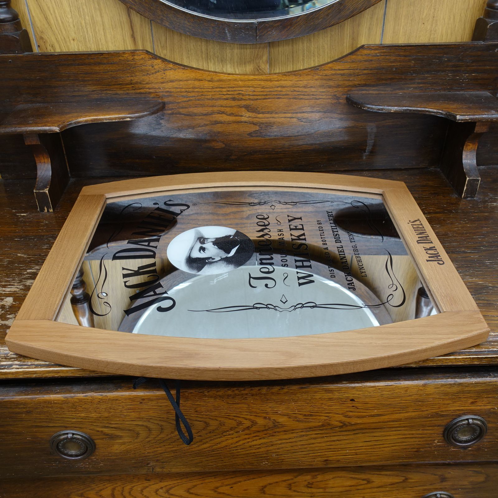 非売品！ジャックダニエル Jack Daniel's パブミラー 壁掛け