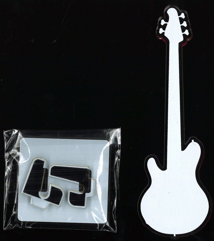 L　アクリルベースセット tetsuya(L'Arc～en～Ciel) ベースアクリルスタンド tetsuya's gear