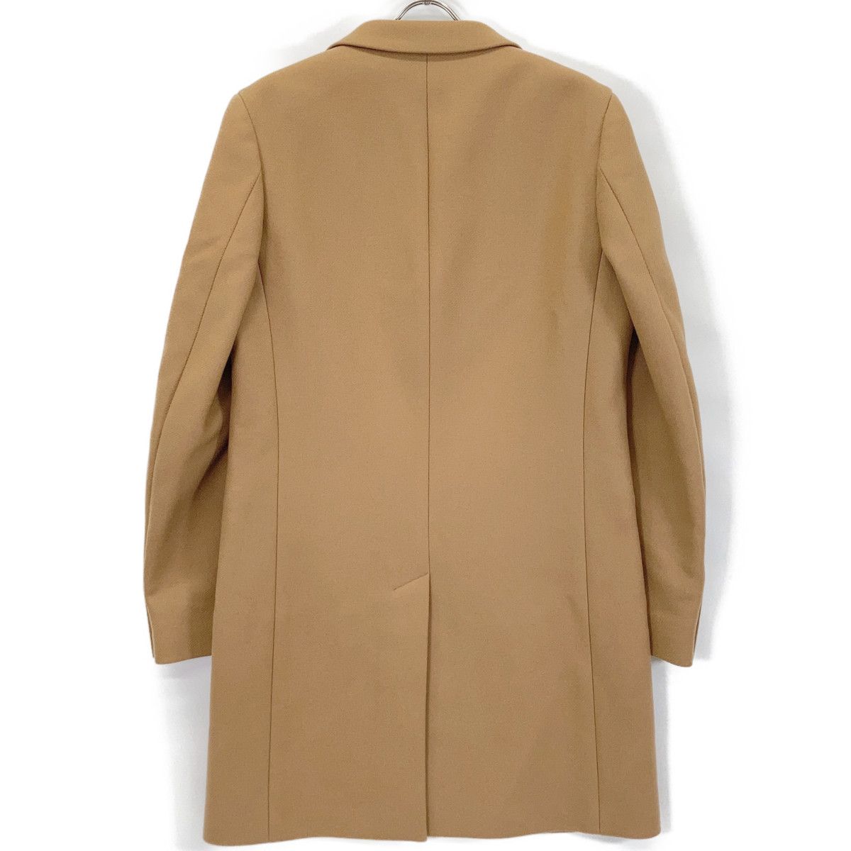 PaulSmith ポールスミス ﾌﾞﾗｳﾝ ｳｰﾙ100 3B ﾁｪｽﾀｰｺｰﾄ - メルカリ