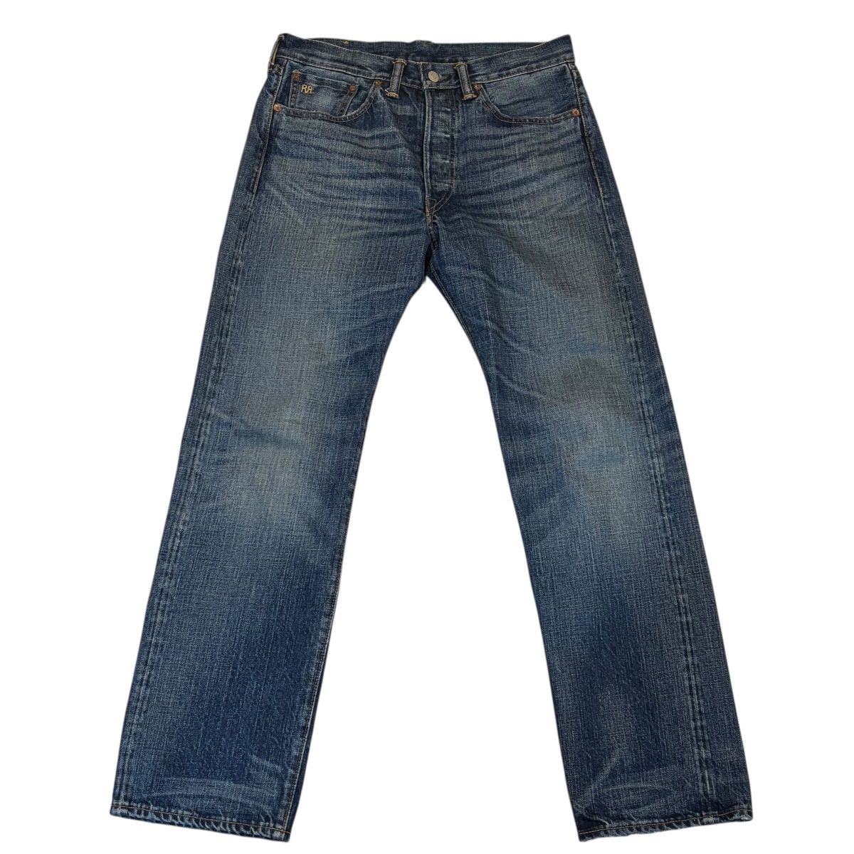 USA製 00s RRL LOW STRAIGHT DENIM PANTS ダブルアールエル デニム