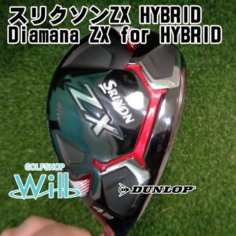 中古】ユーティリティ ダンロップ スリクソンZX HYBRID/Diamana ZX for