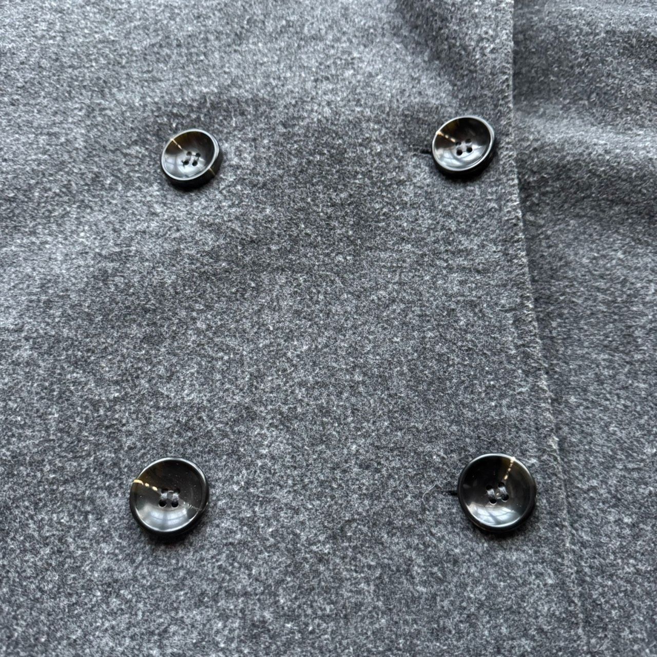 ZARA ザラ ダブルブレスト ロングコート グレー オーバーサイズ - メルカリ