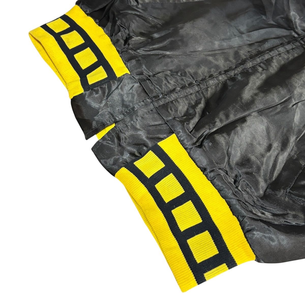 80s YAMAHA Racing JKT ヤマハ レーシングジャケット L 黄黒 Kenny