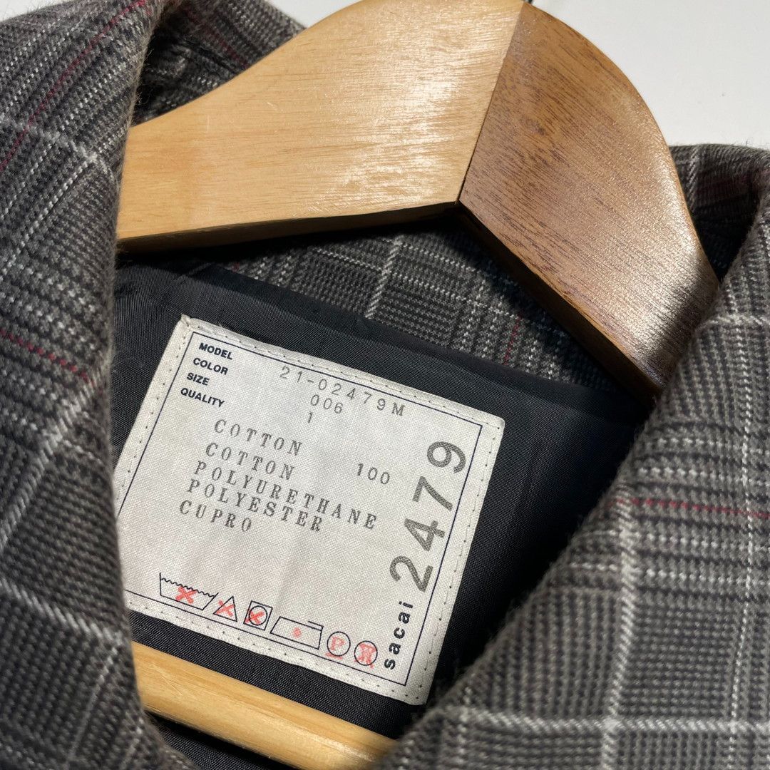 sacai サカイ パッチワーク コート ミリタリーMA1ドッキング - メルカリ