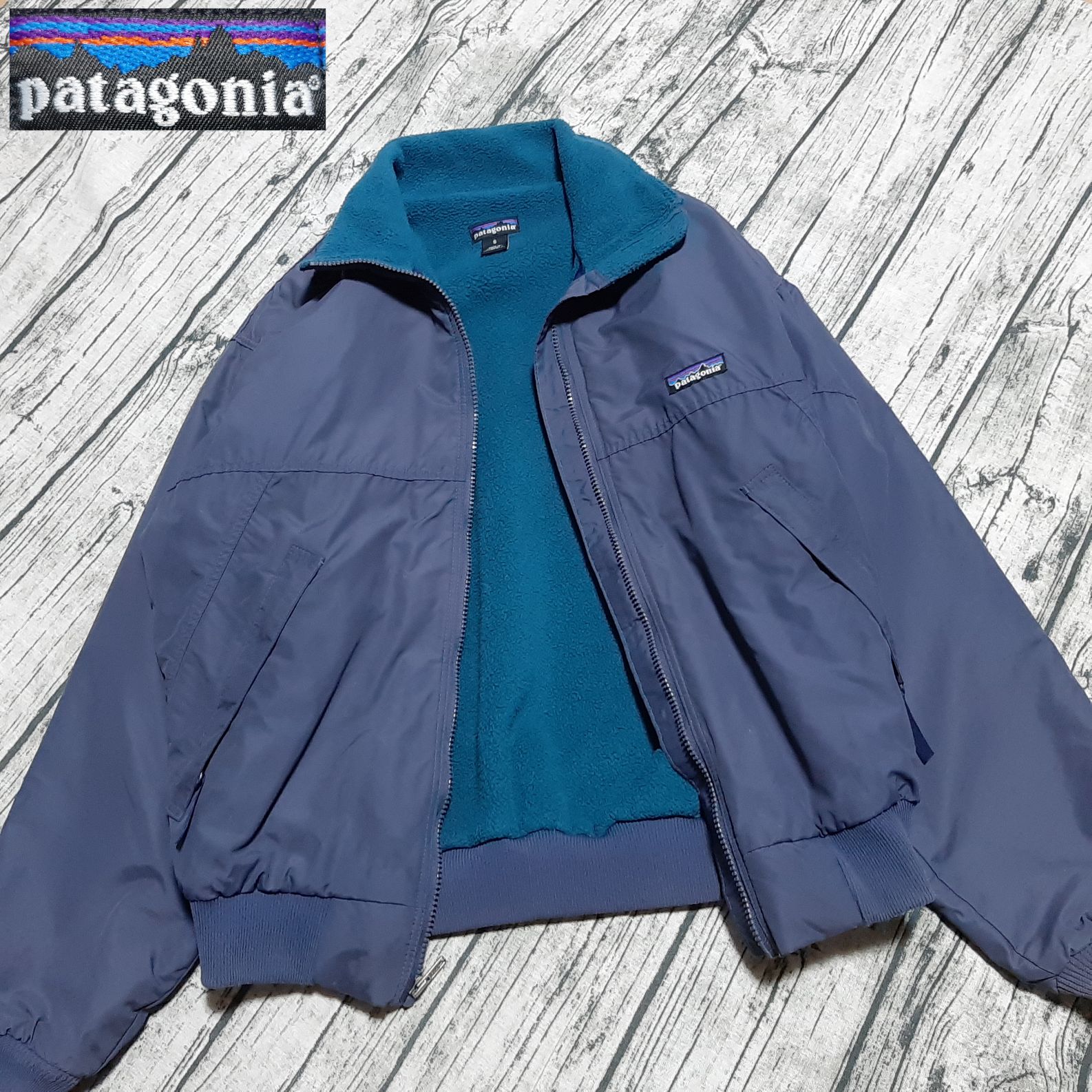 size S】USA製 パタゴニア シェルドシンチラ 1994 雪なし patagonia