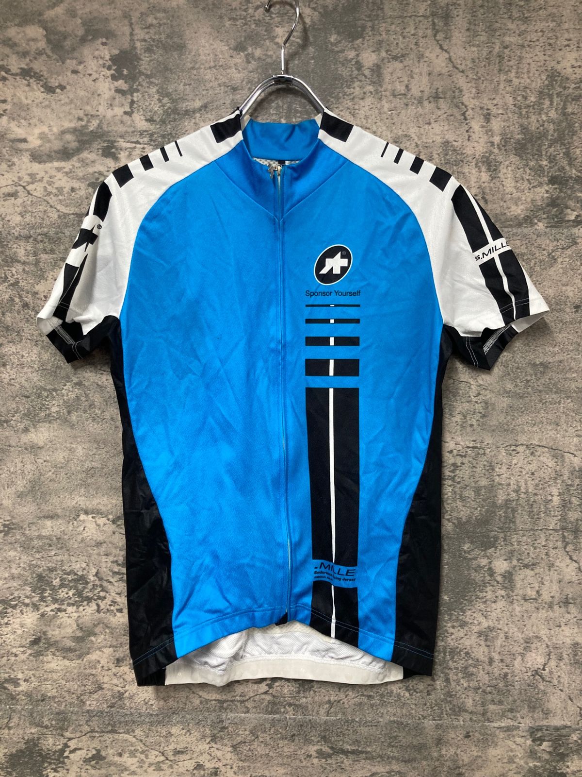 JQ966 アソス ASSOS SS.MILLE 半袖 サイクルジャージ ターコイズ S