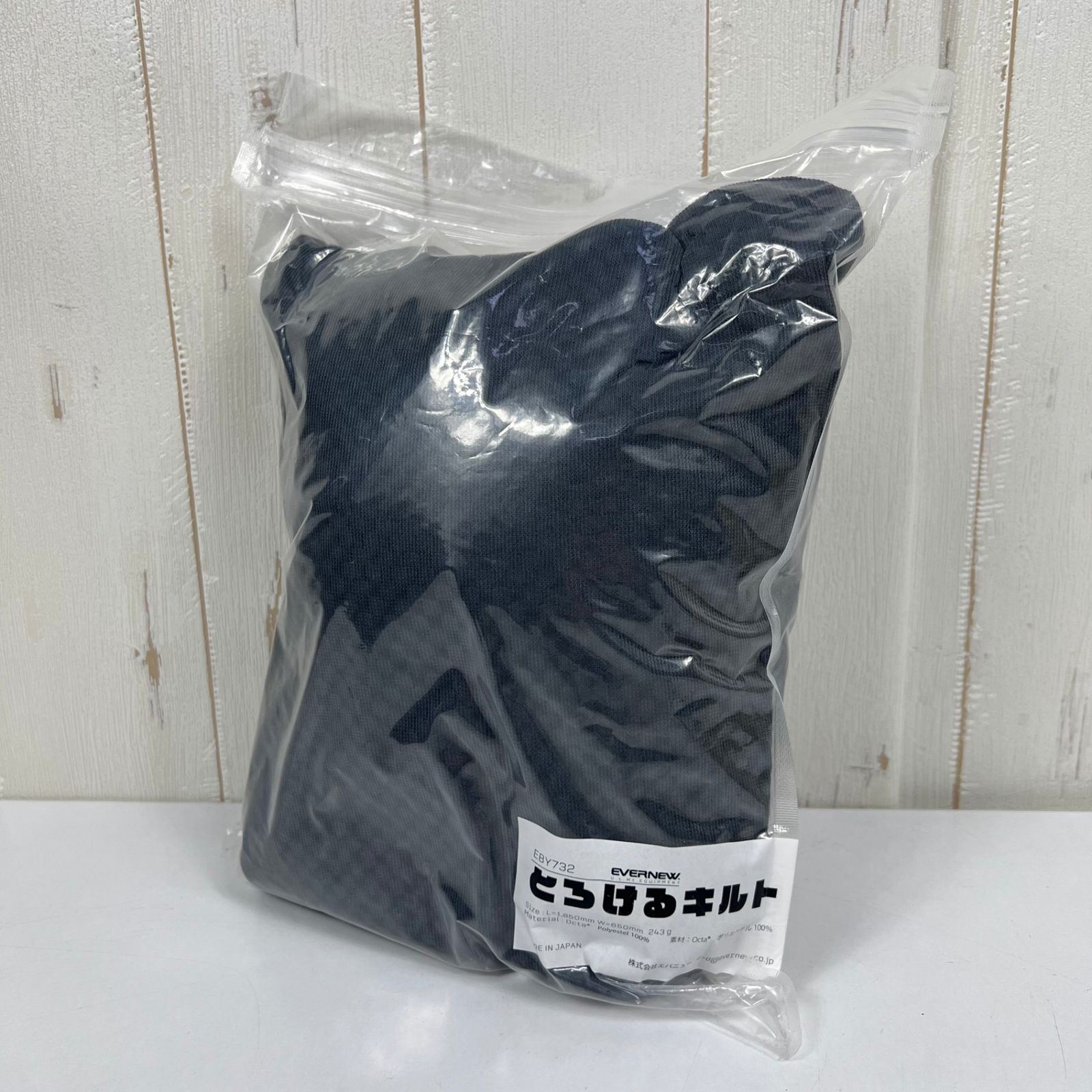 【OneSize グレー系】 Evernew ( エバニュー ) とろける キルト Torokeru Quilt ポリエステル スリーピングシステム シュラフライナー シーツ Teijin Octa ( 帝人オクタ ) z00055588