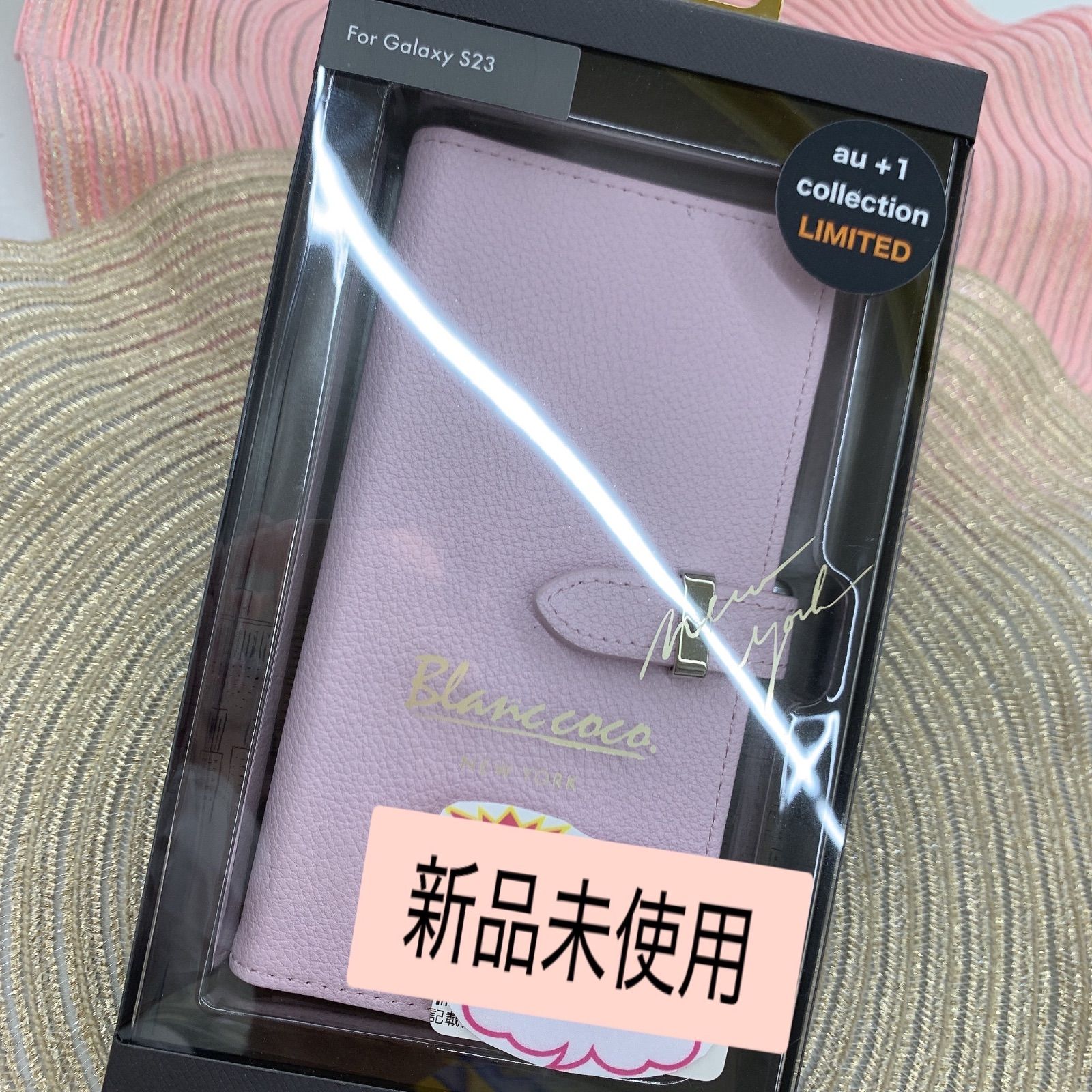 新品未使用☆GalaxyS23 手帳型ケース ピンク 672 - メルカリ