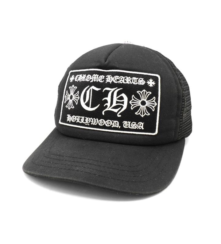 クロムハーツ CHROME HEARTS 【 CH TRUCKER CAP 】 CH 刺繍 ワッペン
