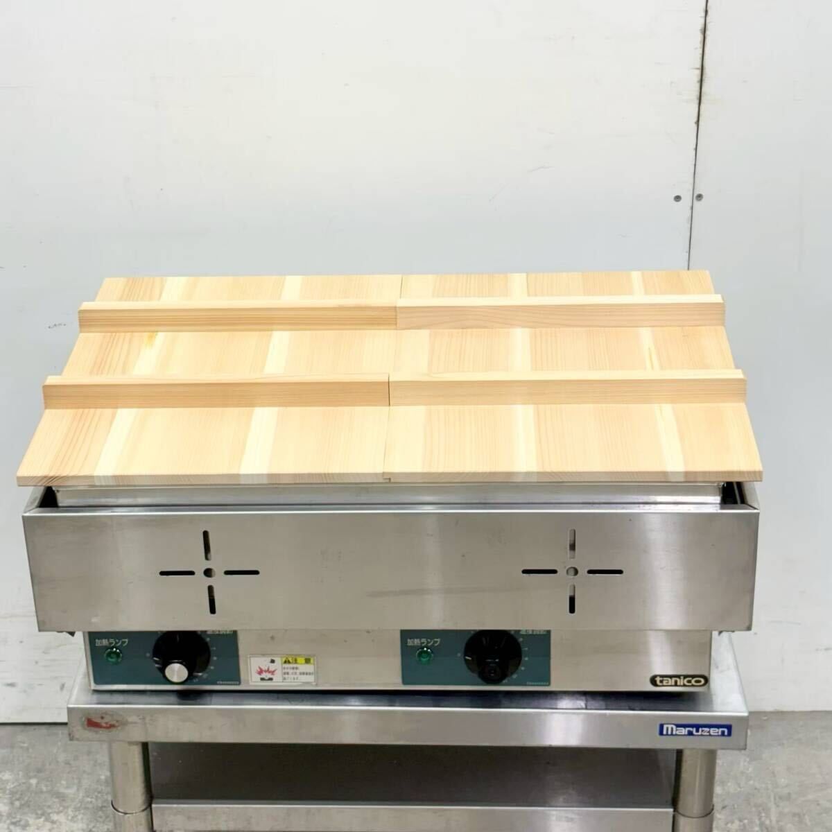 キッチン家電 tanico th-1200es 2 タニコー 電気おでん鍋 THO-1200E-8 8ツ切 W605×D405×H245mm 100V 木