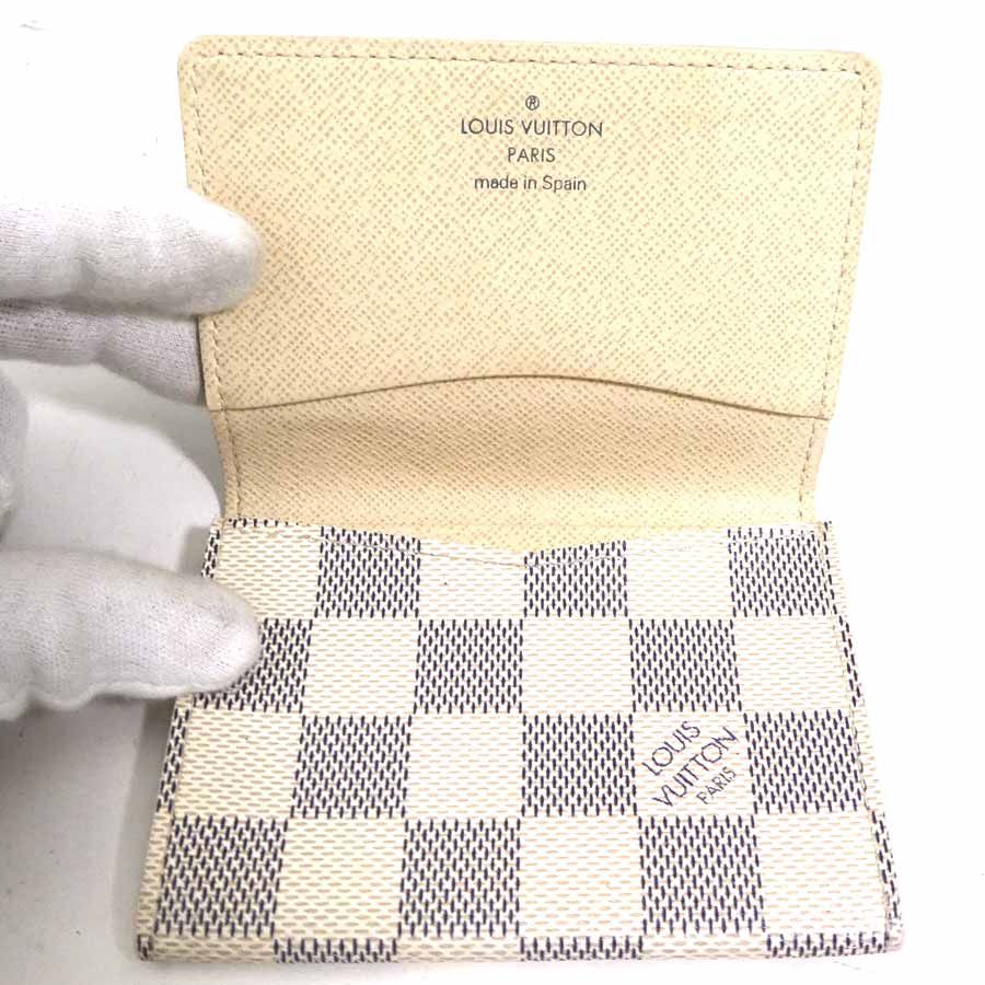 ルイ ヴィトン LOUIS VUITTON 名刺入れ カードケース ダミエ アズール