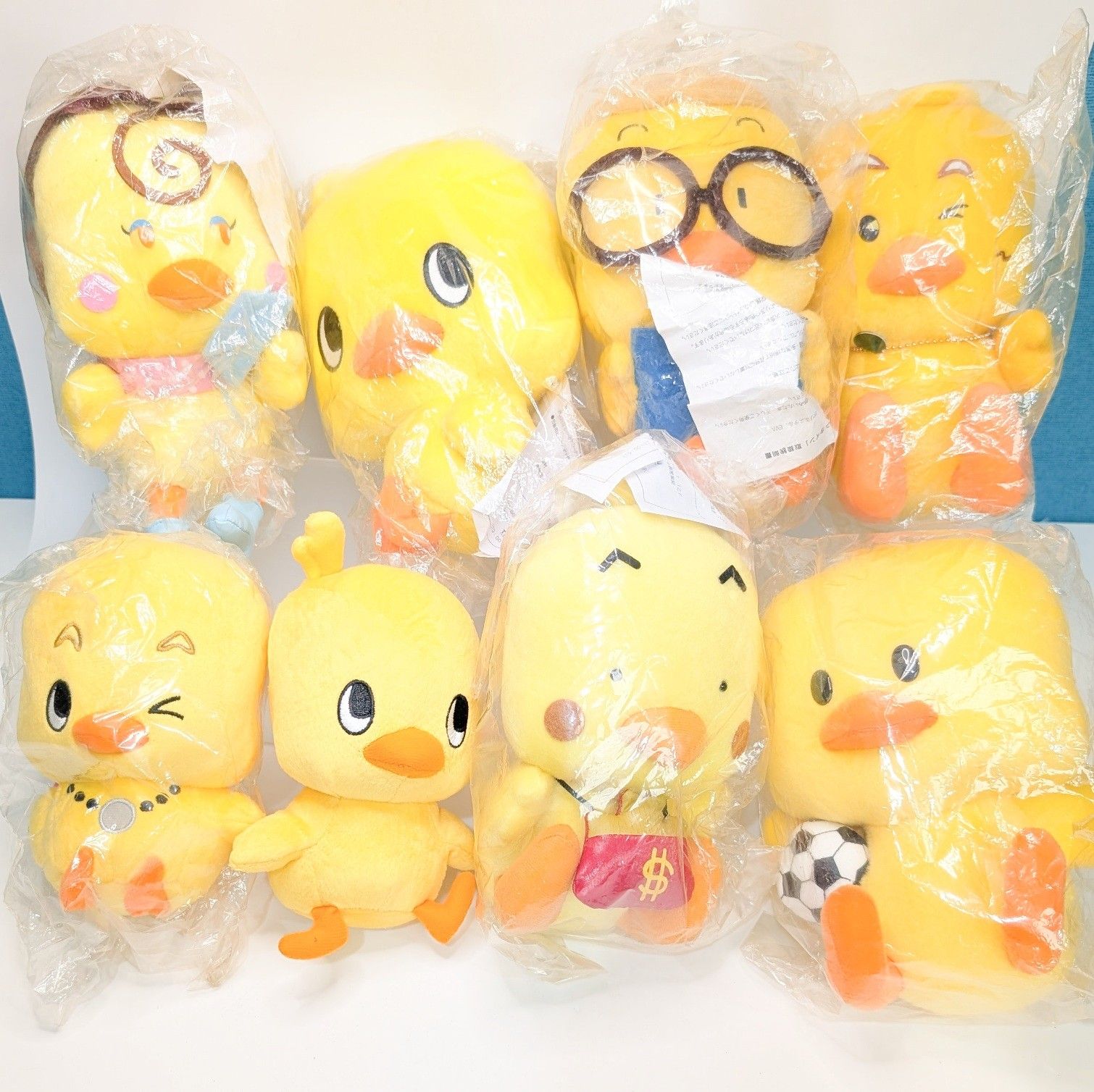 チキンラーメン ひよこちゃん 8個 まとめ売り ぬいぐるみ 日清チキン