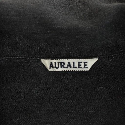 オーラリー AURALEE 24SS SELVEDGE SUPER LIGHT DENIM HALF SLEEVED