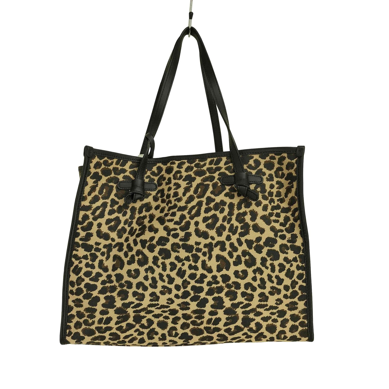 ジャンニキャリーニ GIANNI CHIARINI ミニポーチ付 レオパード トート