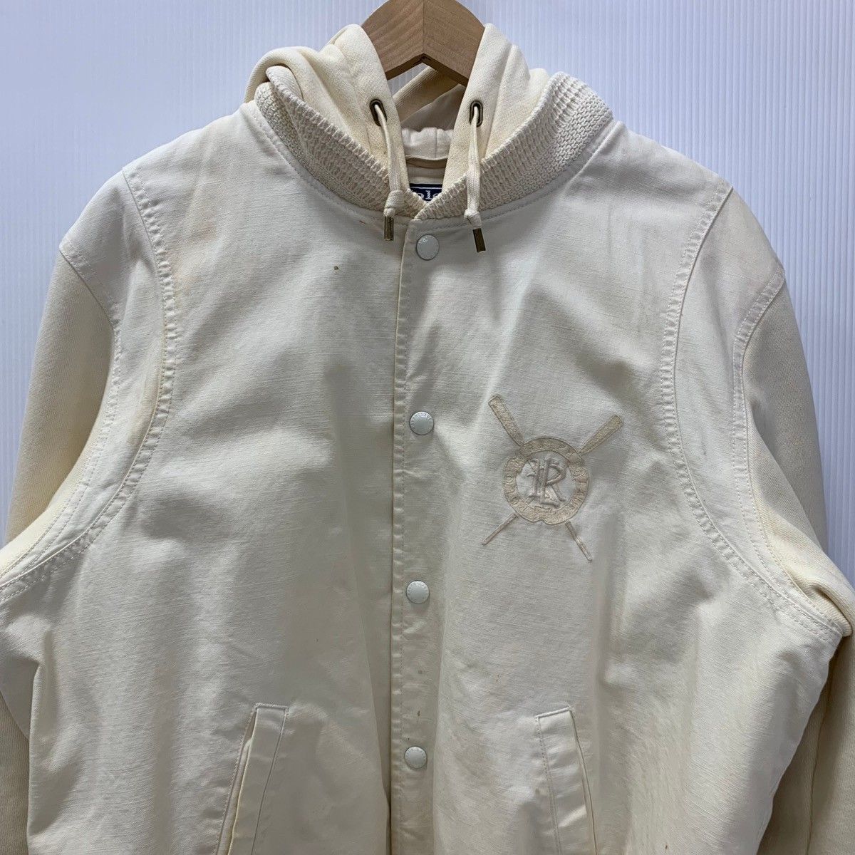 ポロラルフローレン Polo by Ralph Lauren スタジャン スウェット袖 
