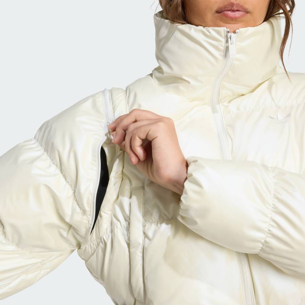 adidas クロップド丈ジャケット s Next：日本 adidas Originals アディカラー クロップド シンセティック