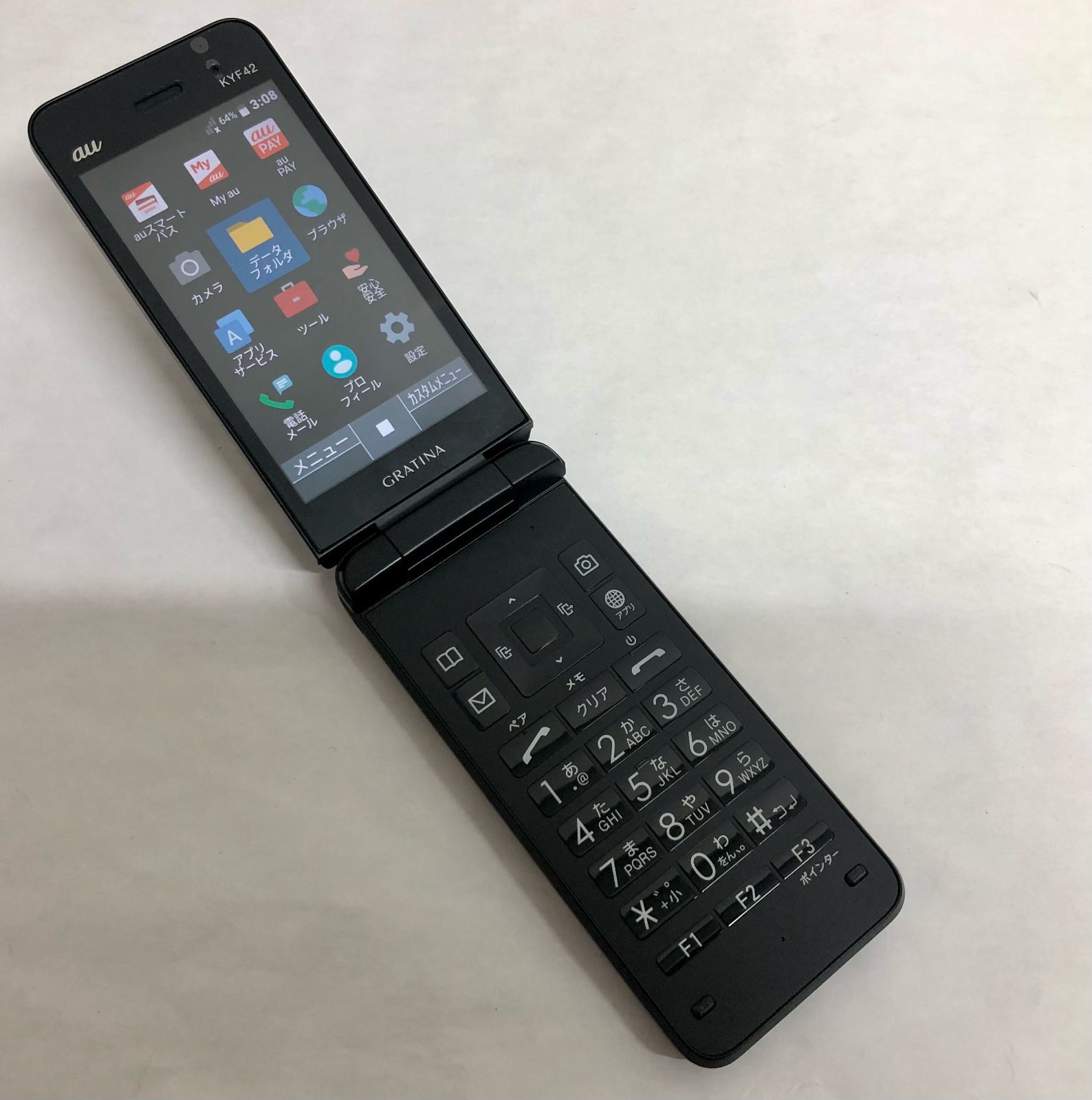 金モバ】☆美品☆期間限定大幅値下げ☆SIMフリー☆GRATINA☆KYF42