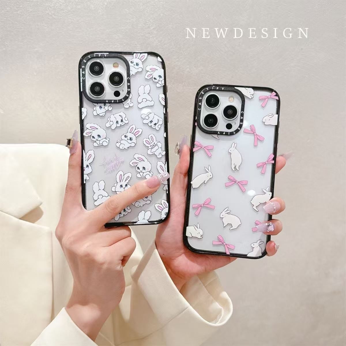 casetify iPhone17 Pro Max ケース foxy うさぎ かわいいウサギ iPhoneケース CASETiFY Foxy iPhone17/iPhone17Pro