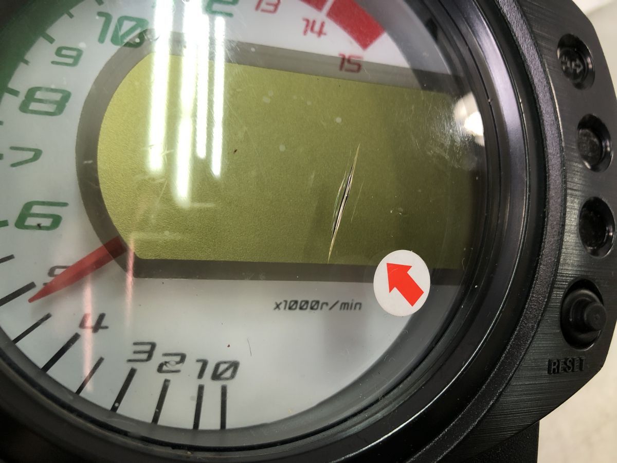 Kawasaki ZX-10R ZXT00F F型 2010 メーター 作動OK オド67633km