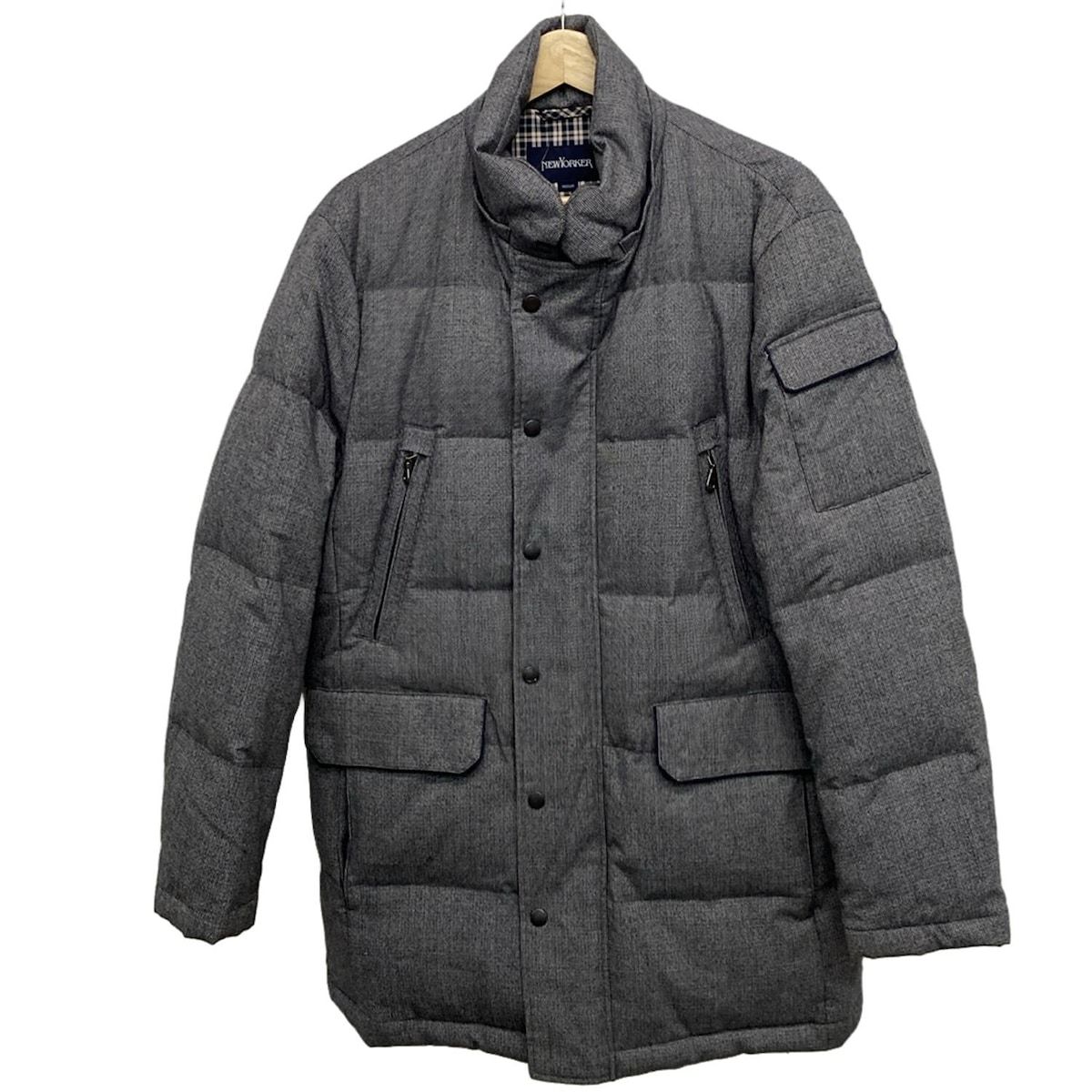 NEW YORKER(ニューヨーカー) ダウンコート サイズM メンズ - グレー
