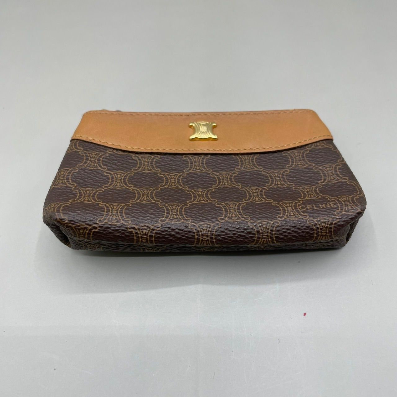 極美品 CELINE セリーヌ コインケース 小銭入れ マカダム トリオンフ