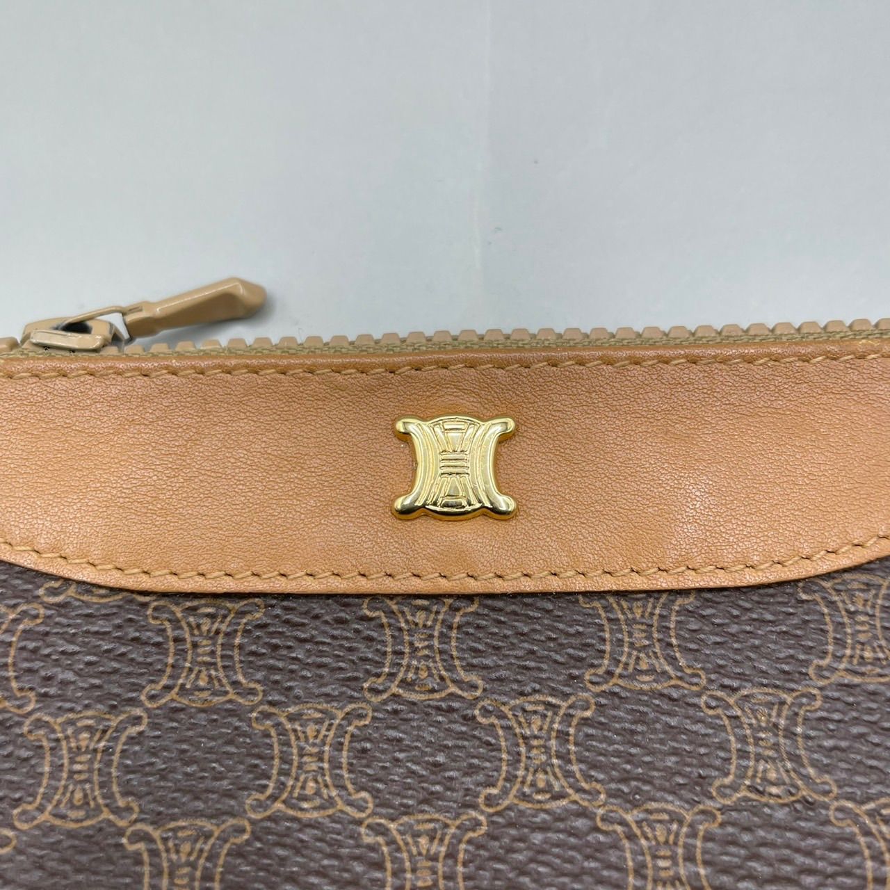 極美品 CELINE セリーヌ コインケース 小銭入れ マカダム トリオンフ 