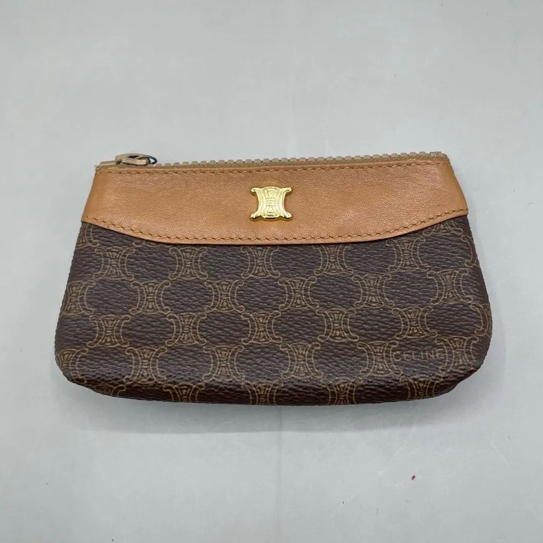 【美品】CELINE セリーヌ　マカダム　トリオンフ　ケース　小銭入れ 楽天市場】CELINE （セリーヌ） トリオンフ コインケース 財布