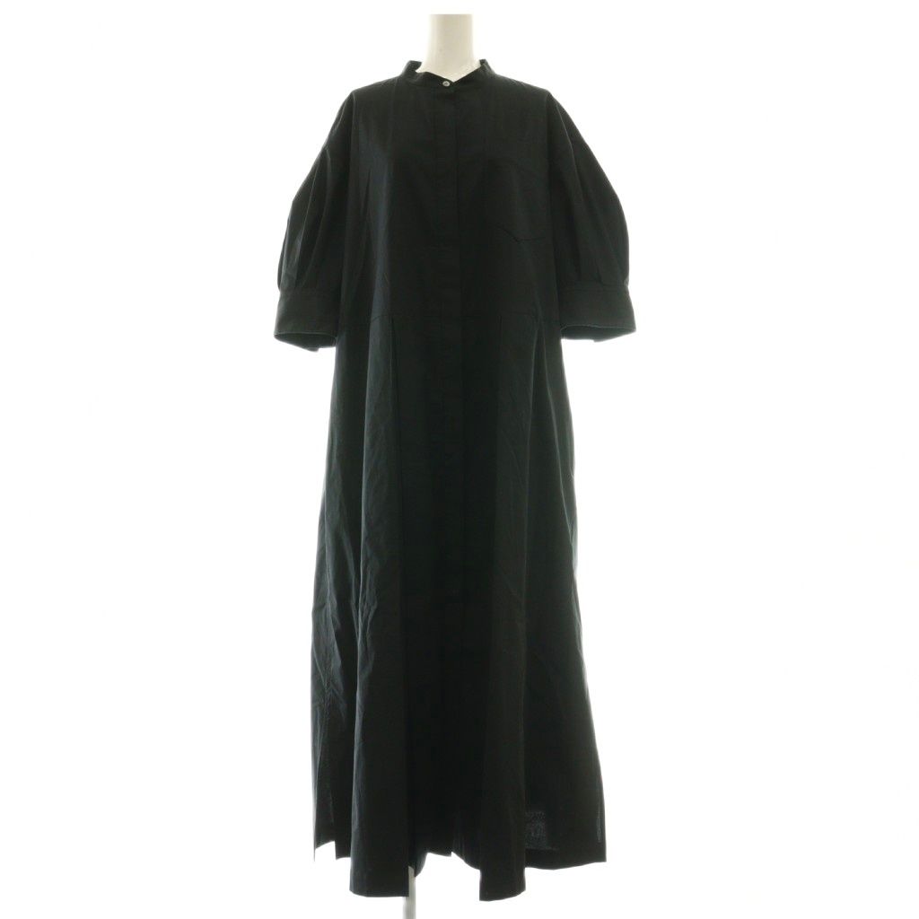 ADORE ハイパワーブロードワンピース　ブラック　38 アドーア ADORE 24SS ハイパワーブロードワンピース バンドカラー 38