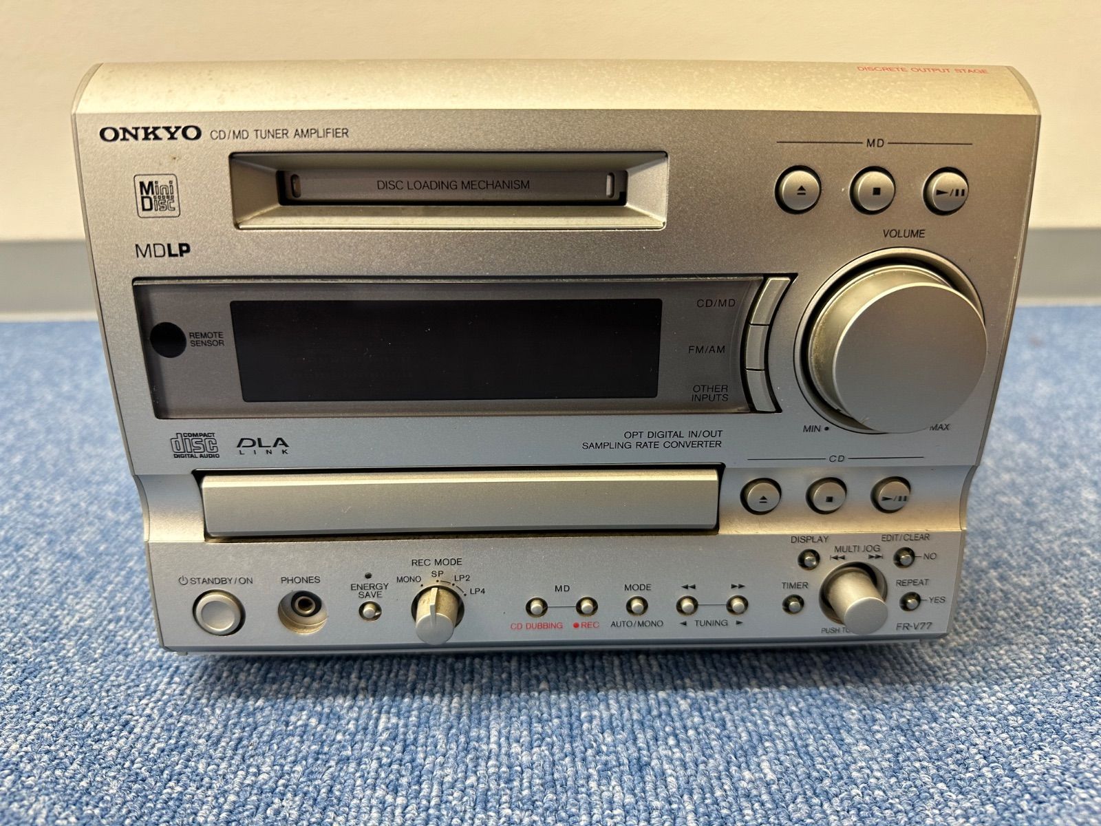 AM122-z】ONKYO CD MD チューナーアンプ コンポ オンキヨー オンキョー