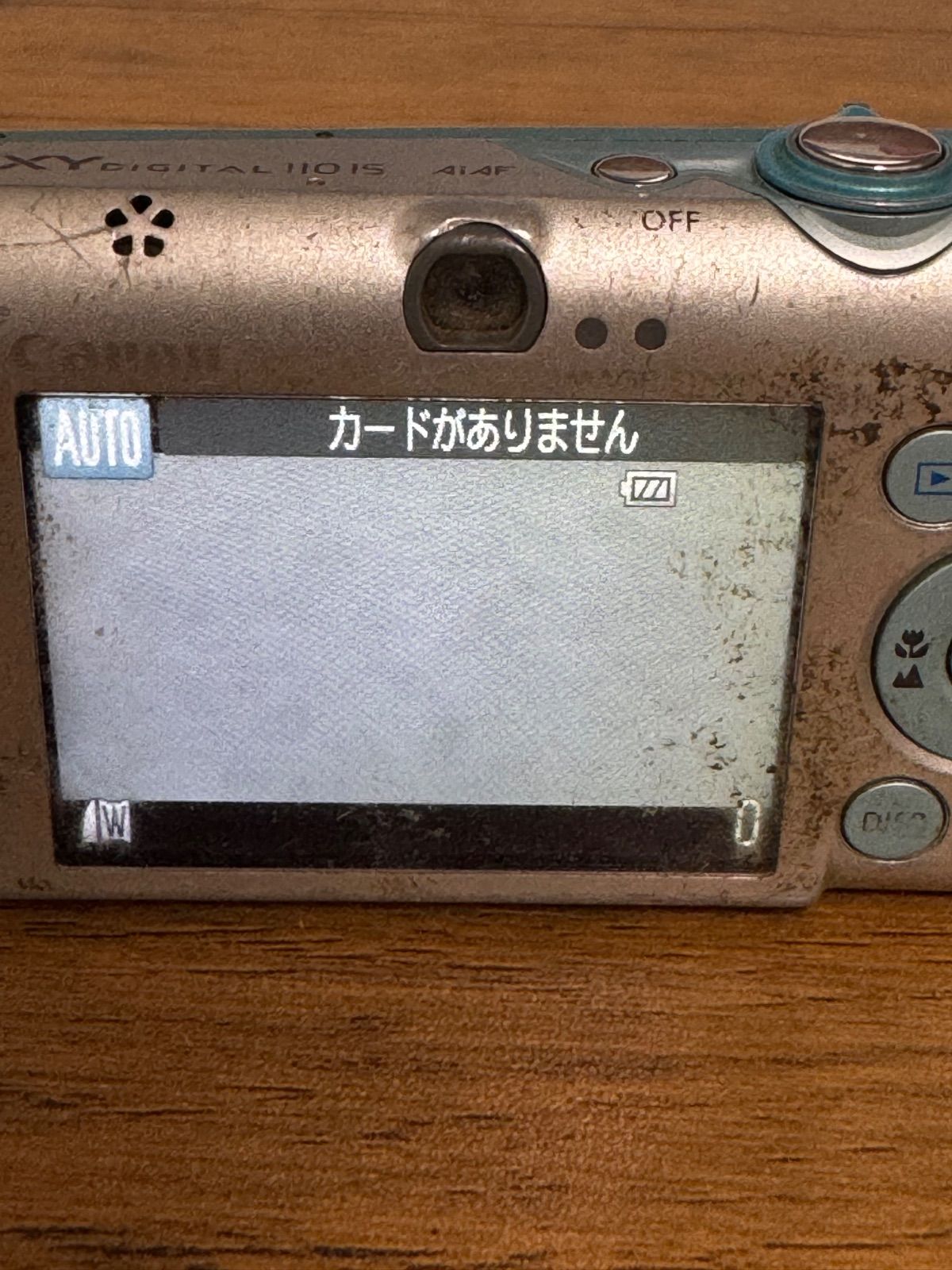 5058 Canon IXY 110 IS デジカメ ジャンク品 ブルー - メルカリ