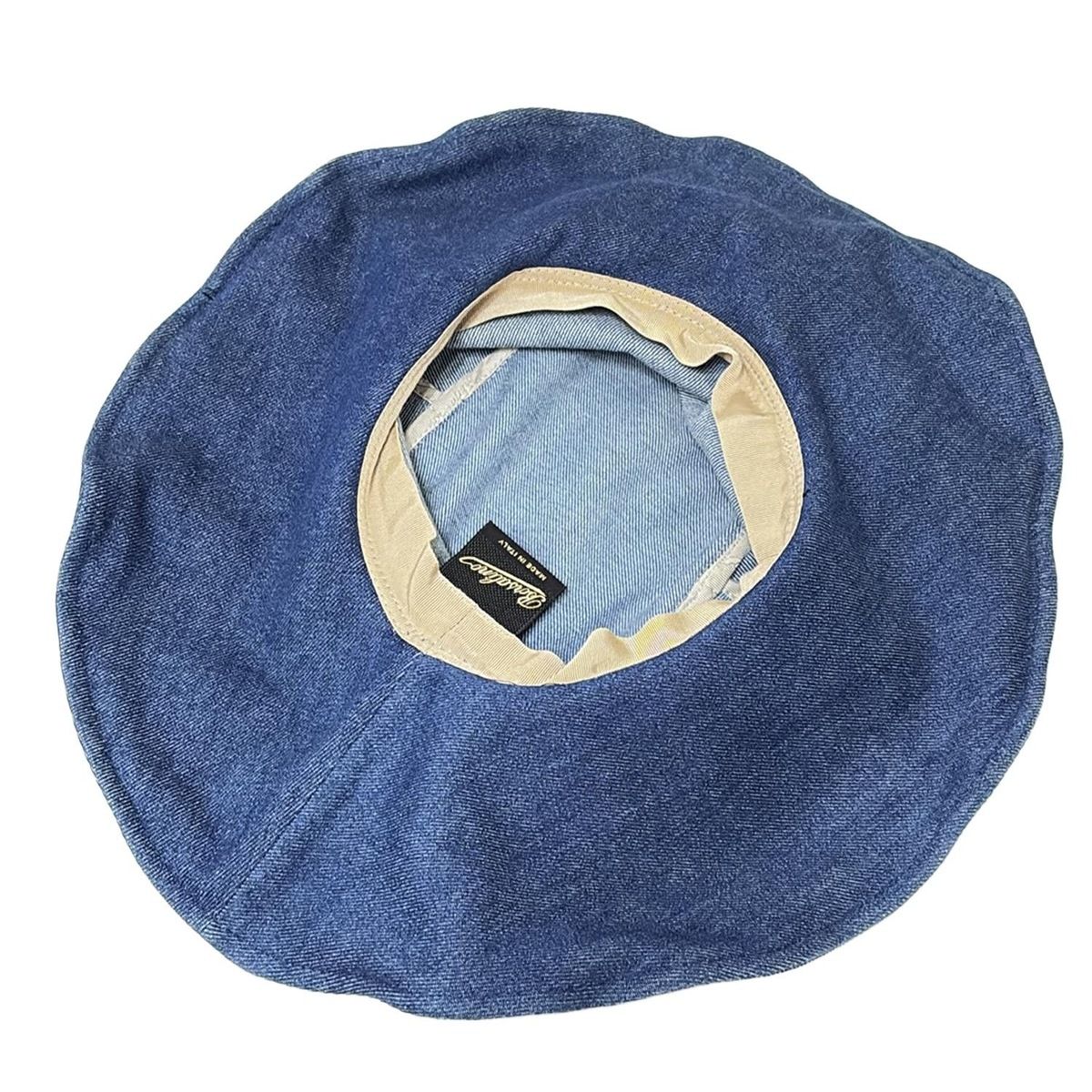 Borsalino(ボルサリーノ) ハット 57美品 - ネイビー コットン - メルカリ