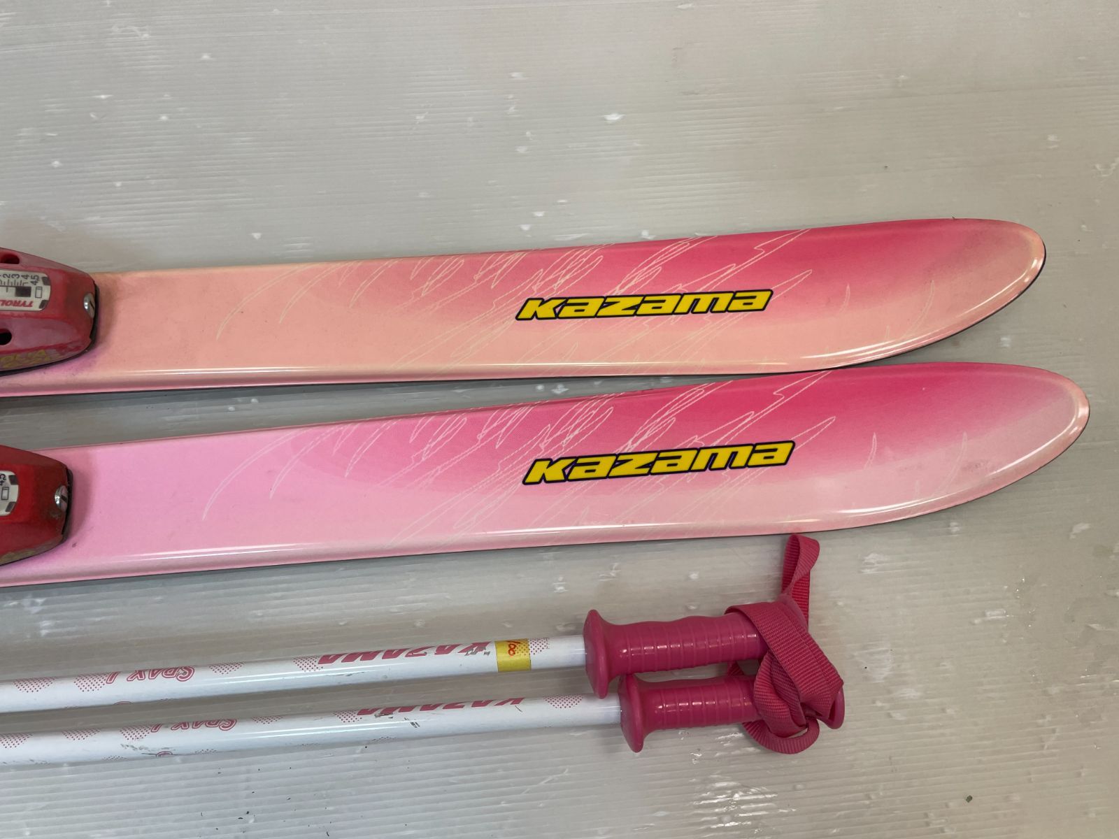 ◇ Jr スキー セット KAZAMA SPAX 120 cm ジュニア 子供 向 カービング