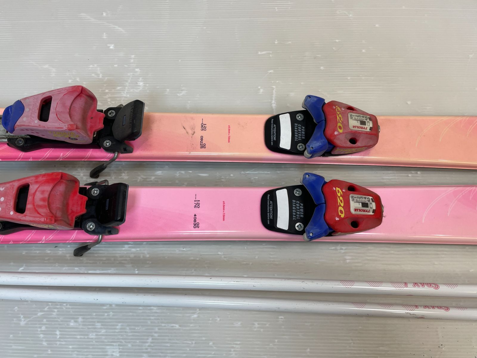 ◇ Jr スキー セット KAZAMA SPAX 120 cm ジュニア 子供 向 カービング