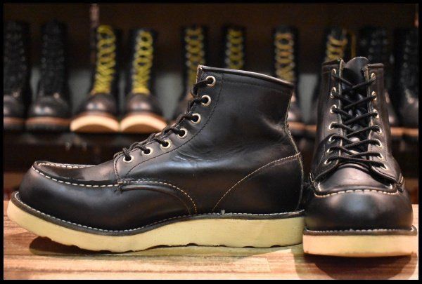 6E 美品 犬タグ 99年】レッドウィング 8179 アイリッシュセッター 黒