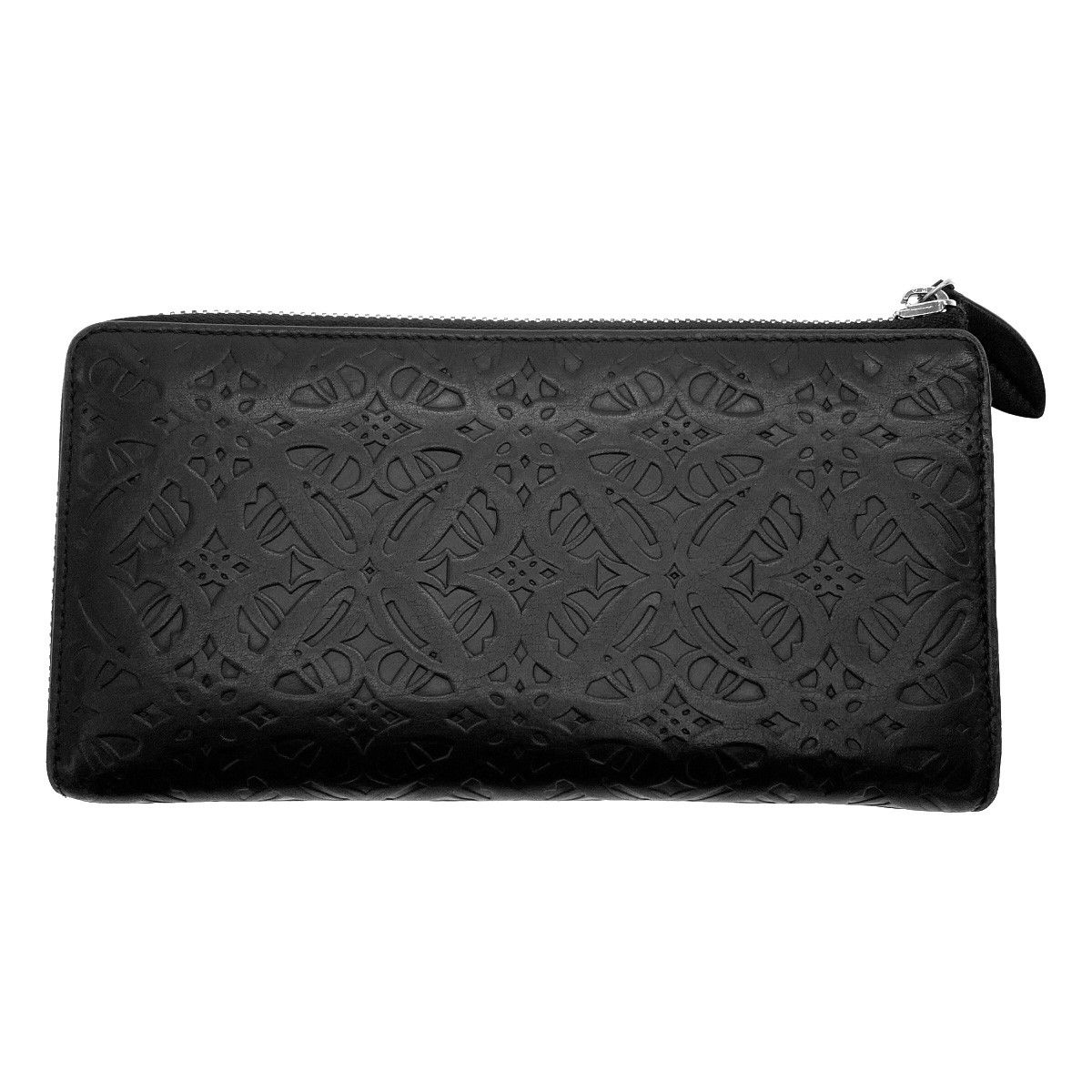 LOEWE ロエベ アナグラム リピート Lジップレザーウォレット ブラック
