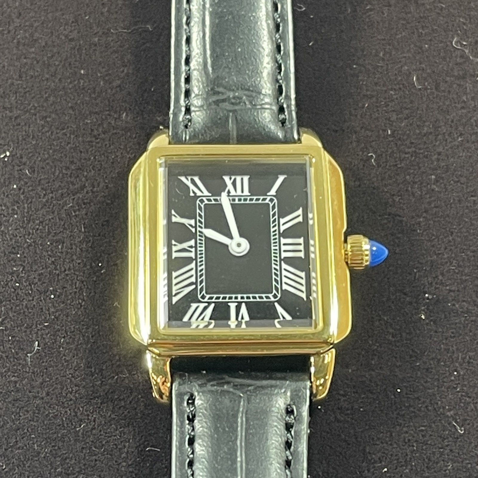 ☆ BEAMS ビームス Demi-Luxe デミルクス スクエア 腕時計 型押し