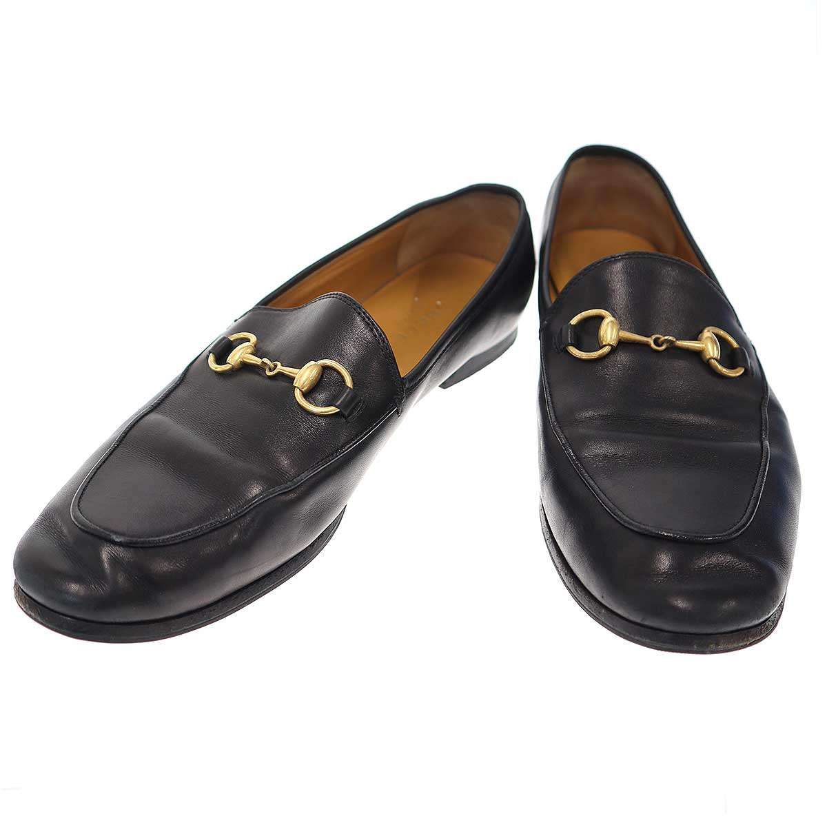 GUCCI グッチ ヨルダーン ホースビット ローファー 404069 ブラック 37