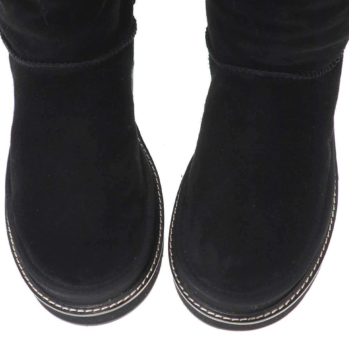 sacai×UGG サカイ アグ 25AW Thigh High Boot サイハイブーツ ブラック 