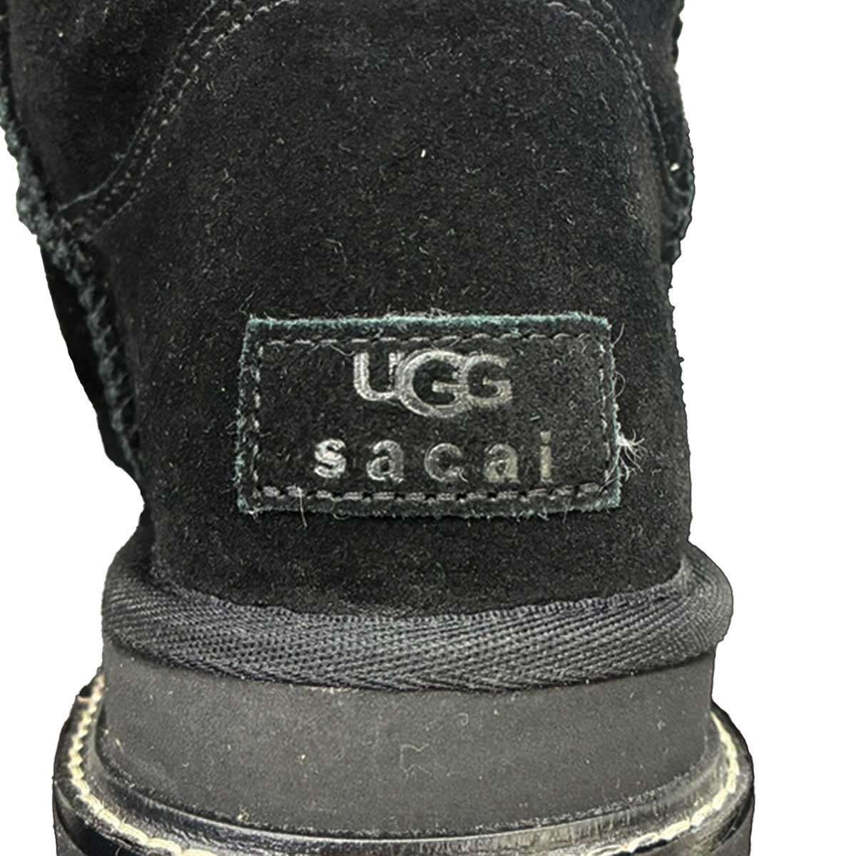 sacai×UGG サカイ アグ 25AW Thigh High Boot サイハイブーツ ブラック 