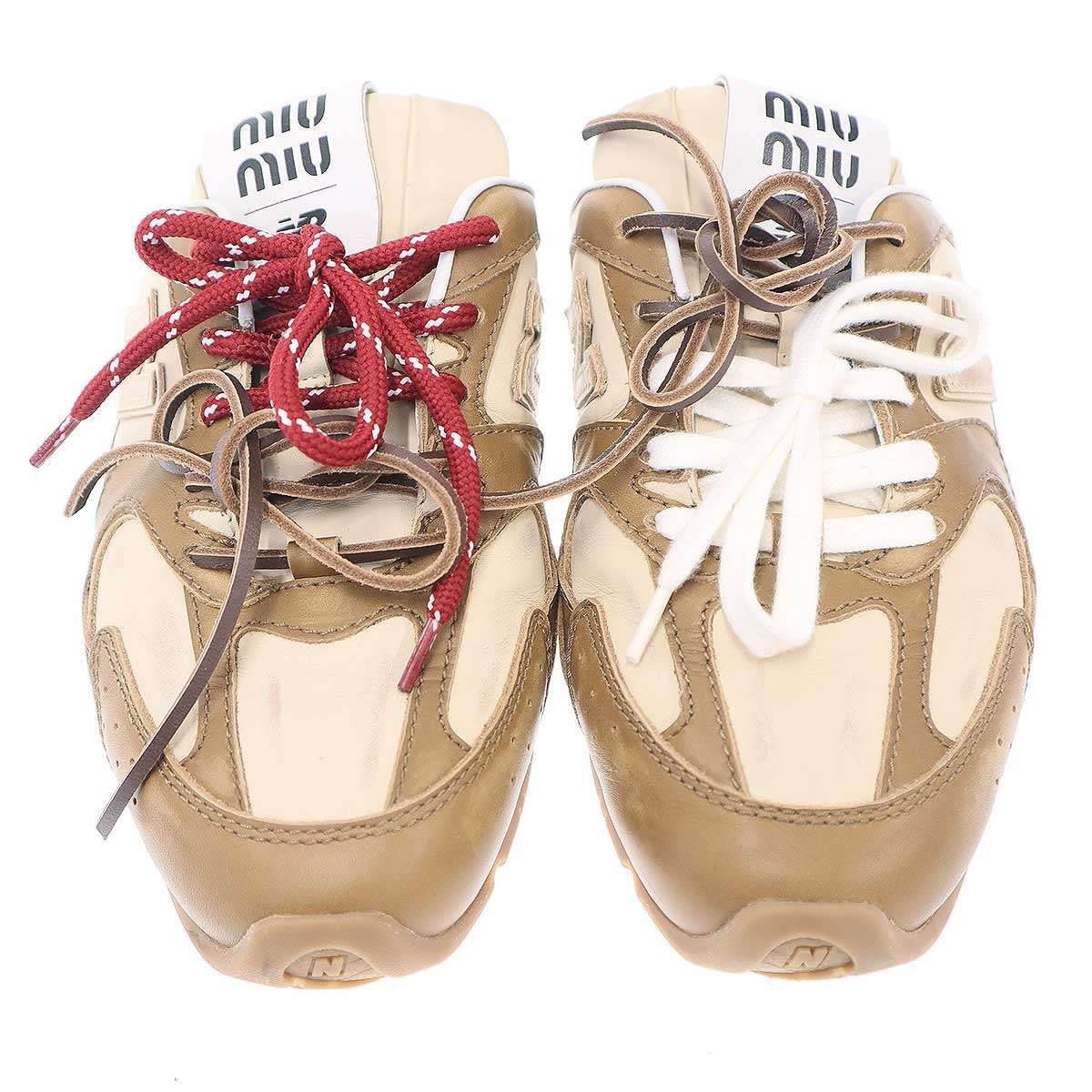 NEW BALANCE×miu miu ニューバランス×ミュウミュウ ミュールスニーカー 