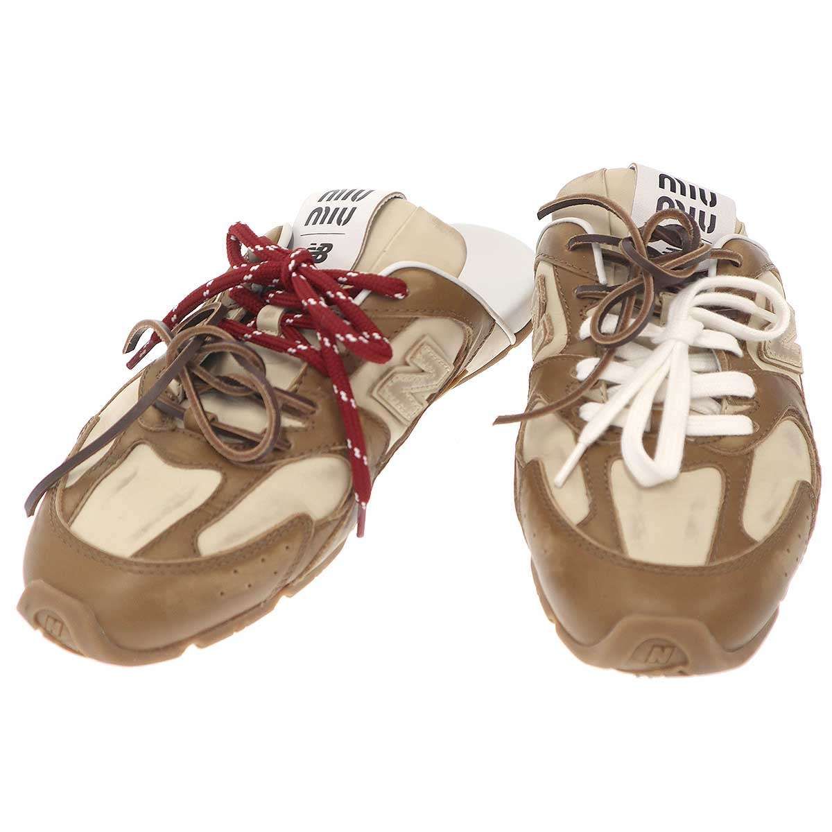 NEW BALANCE×miu miu ニューバランス×ミュウミュウ ミュールスニーカー