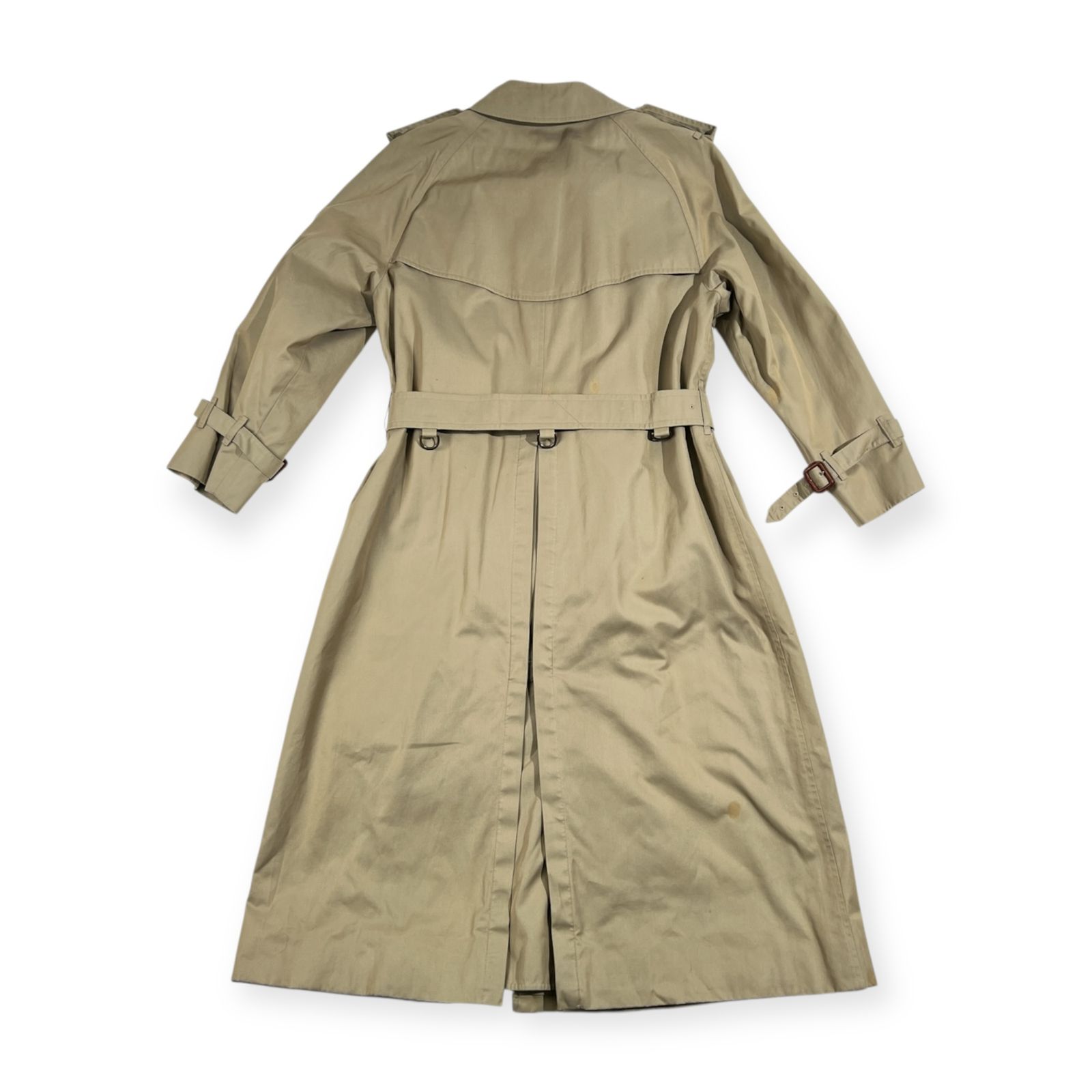 90s Burberry バーバリー ベルト付き トレンチコート 11AB3/くすみ