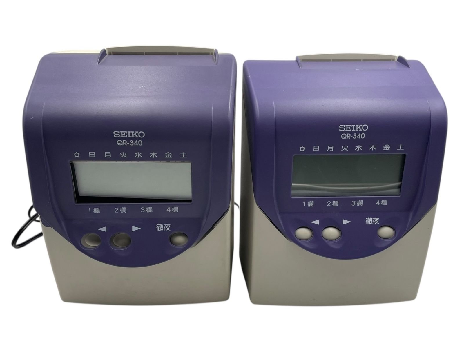 □SEIKO QR-340 タイムレコーダー 本体 2台セット セイコー 業務用