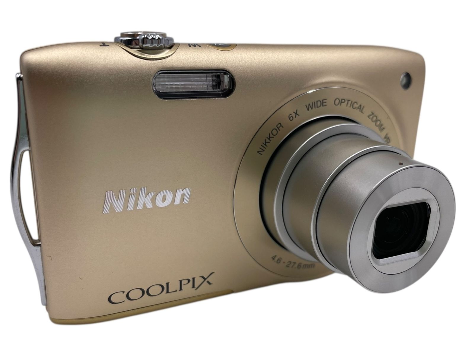 □Nikon COOLPIX S3300 ゴールド コンパクトデジタルカメラ 光学6倍