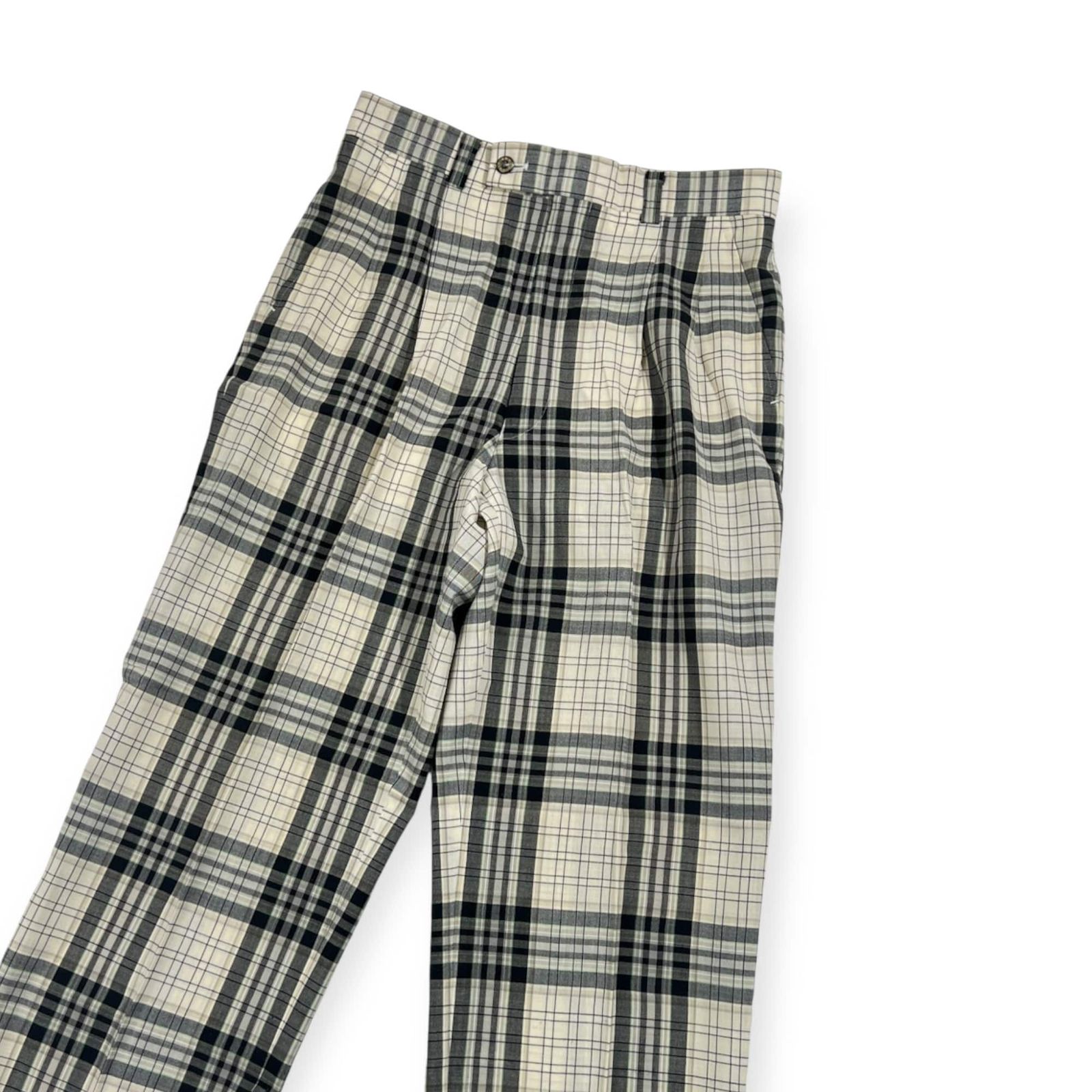 希少 レア KENZO GOLF ケンゾーゴルフ チェック ツータック パンツ