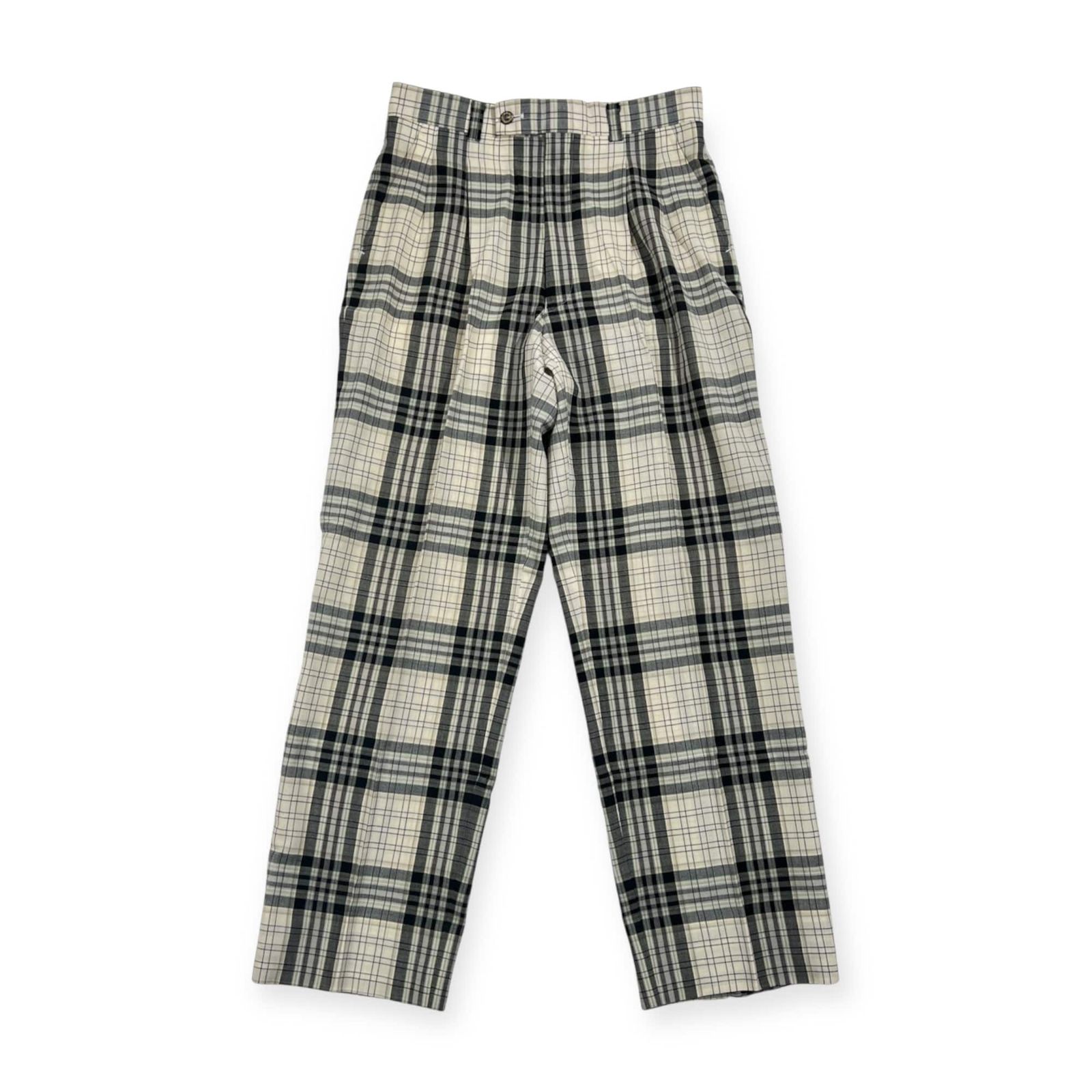 希少 レア KENZO GOLF ケンゾーゴルフ チェック ツータック パンツ