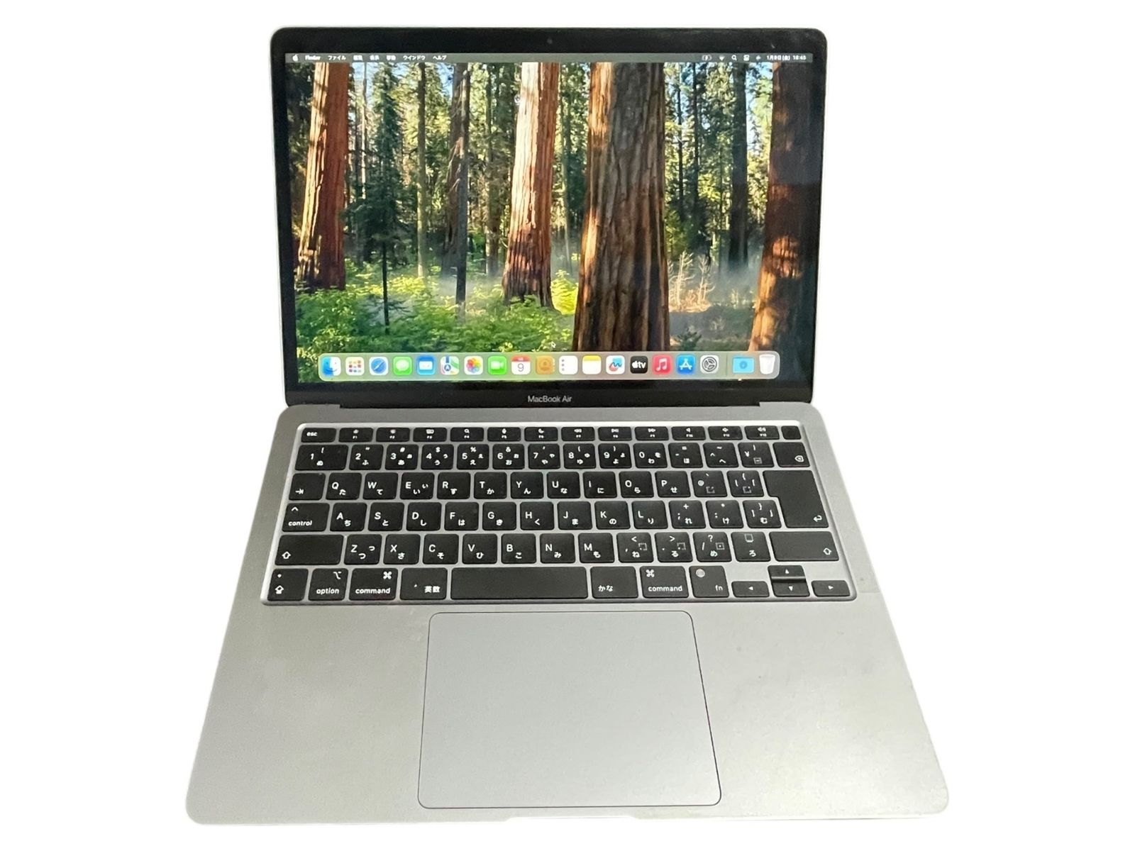 □美品 MacBook Air M1 2020 8GB 256GB A2337 初期化済 バッテリー最大