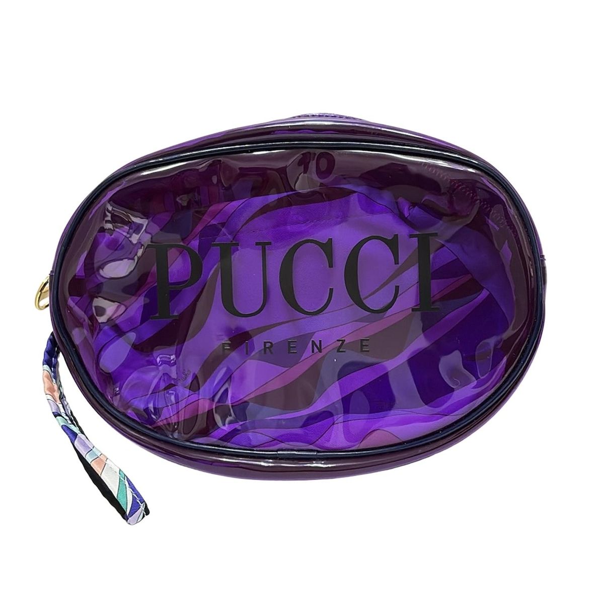 メルカリ市最終日大放出★EMILIO PUCCI★エミリオプッチ　スウェット★ EMILIO PUCCI(PUCCI)(エミリオプッチ) ポーチ美品 - パープル×ダーク