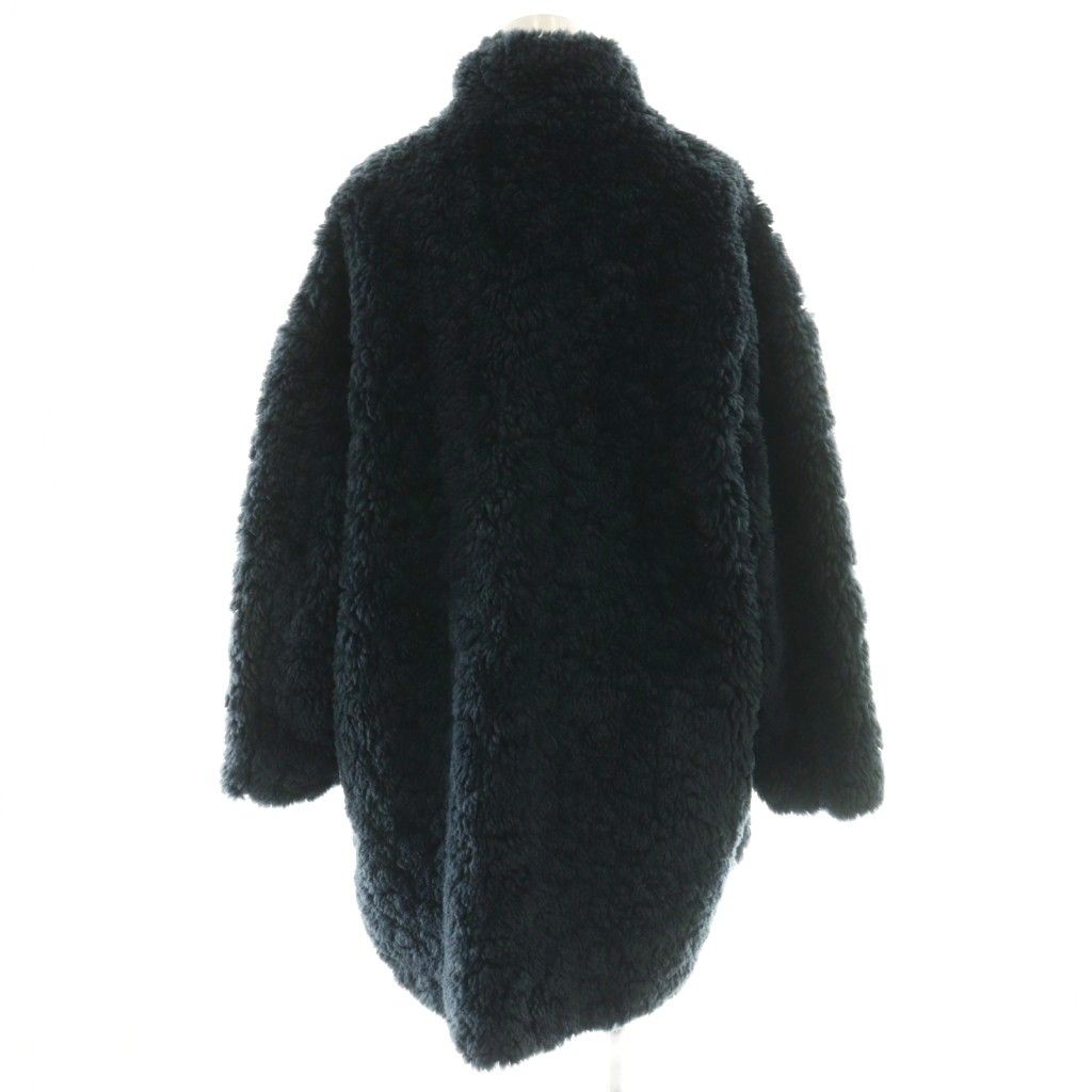 スリードッツ three dots Upcycled eco fur middle coat コート
