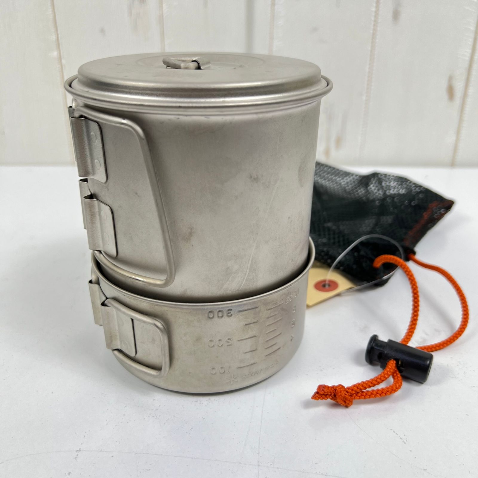 OneSize グレー系】 Snowpeak ( スノーピーク ) ソロ セット 極 チタン